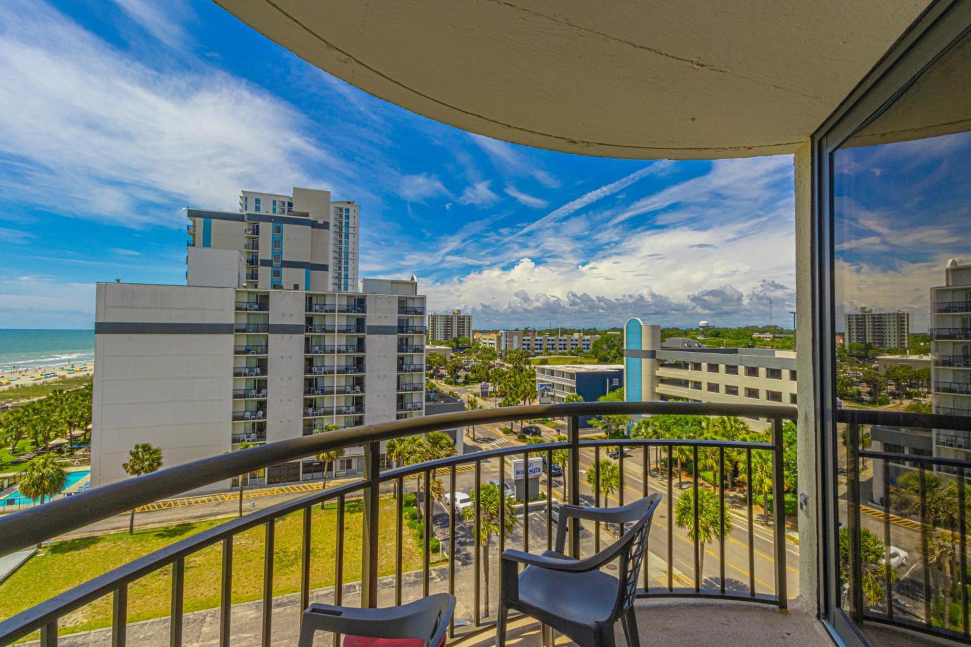 Ocean View Double Suite! Sleeps 4 Meridian Plaza 705 Myrtle Beach Kültér fotó