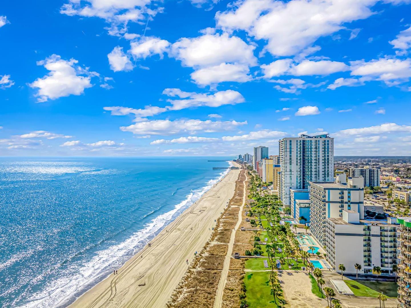 Ocean View Double Suite! Sleeps 4 Meridian Plaza 705 Myrtle Beach Kültér fotó