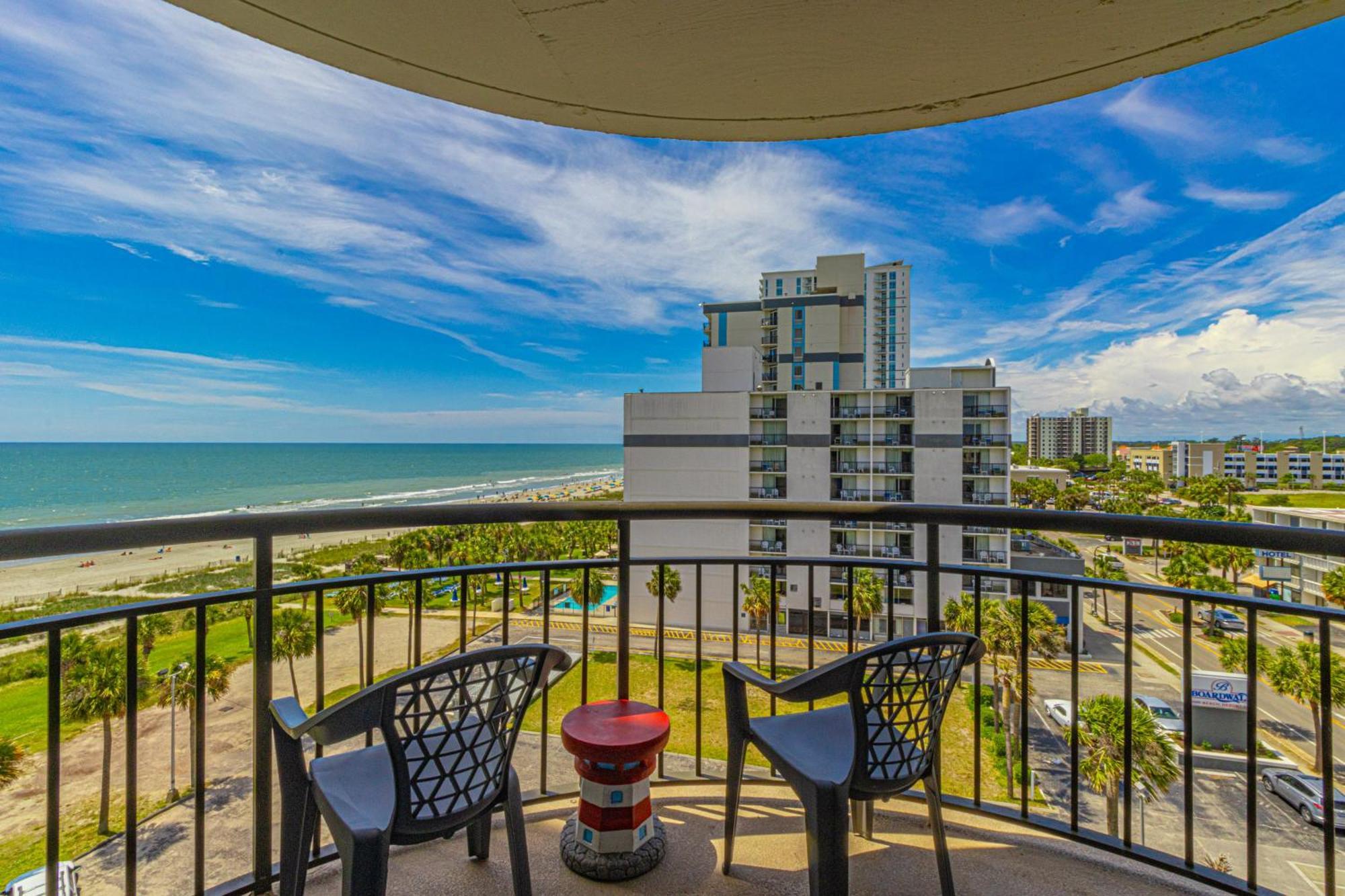 Ocean View Double Suite! Sleeps 4 Meridian Plaza 705 Myrtle Beach Kültér fotó