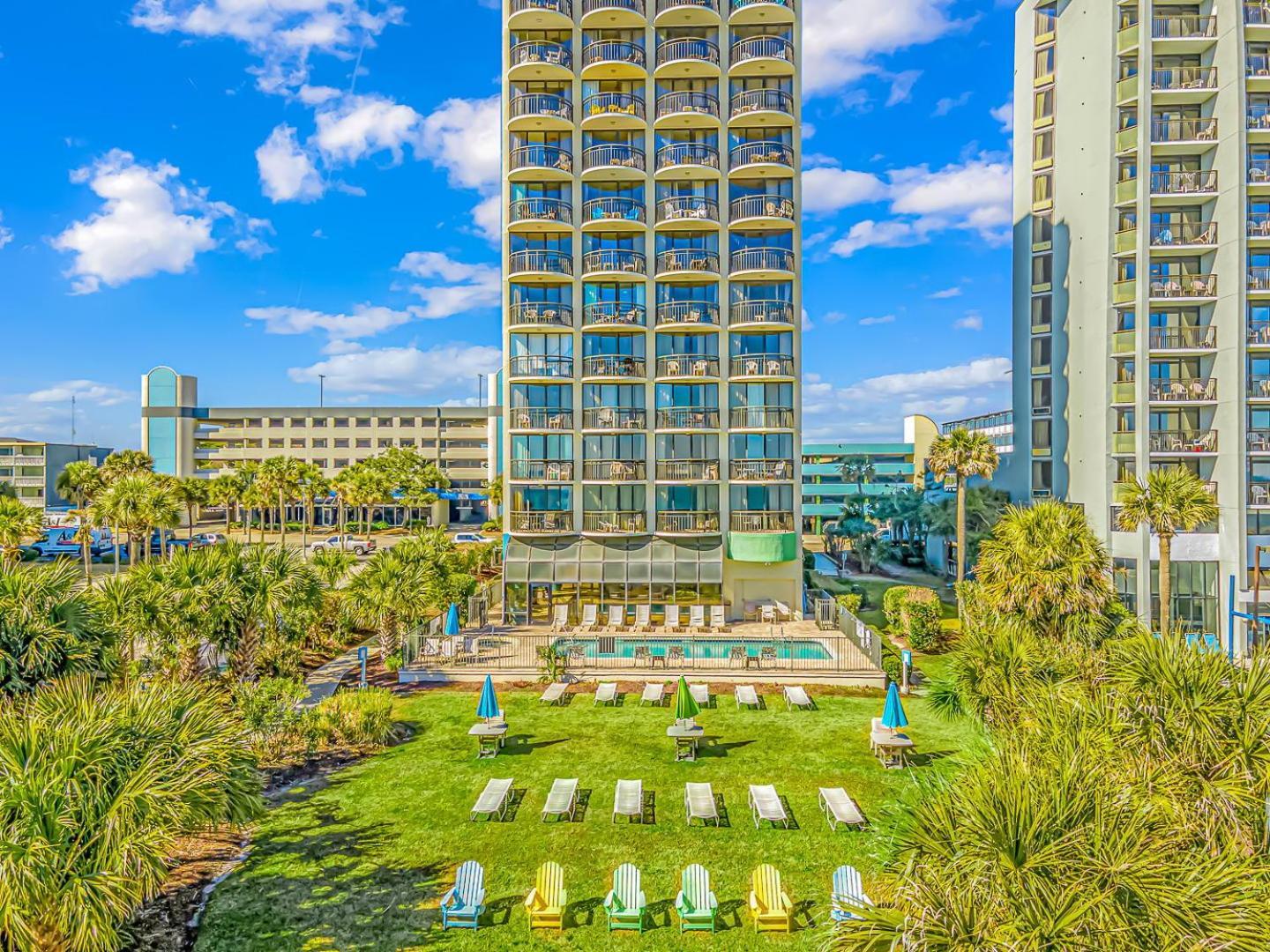 Ocean View Double Suite! Sleeps 4 Meridian Plaza 705 Myrtle Beach Kültér fotó