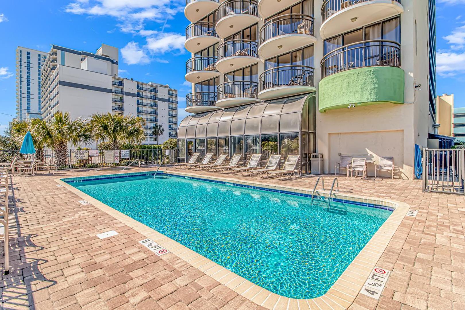 Ocean View Double Suite! Sleeps 4 Meridian Plaza 705 Myrtle Beach Kültér fotó