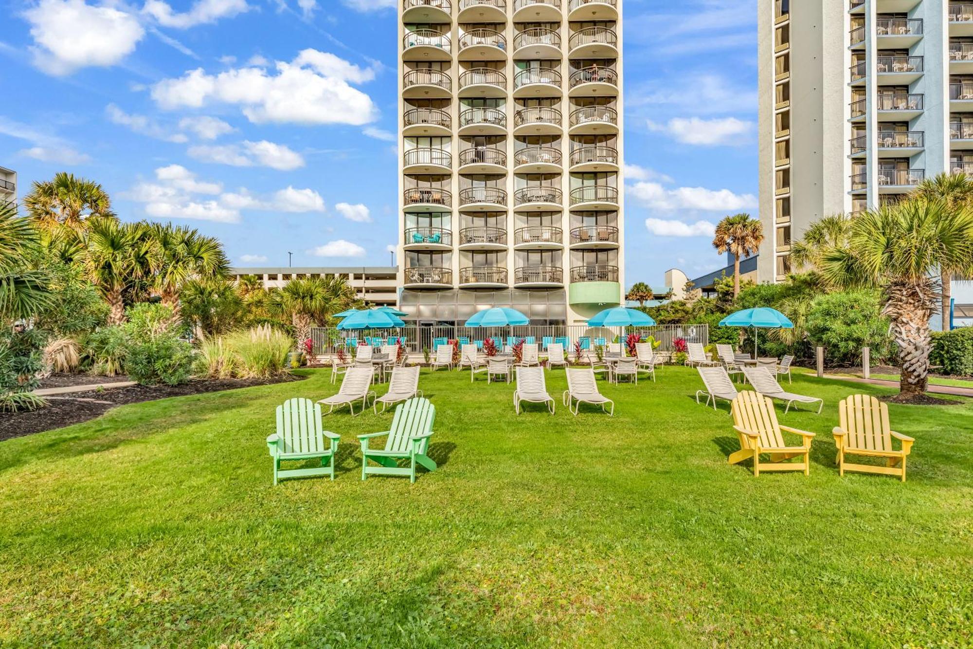 Ocean View Double Suite! Sleeps 4 Meridian Plaza 705 Myrtle Beach Kültér fotó