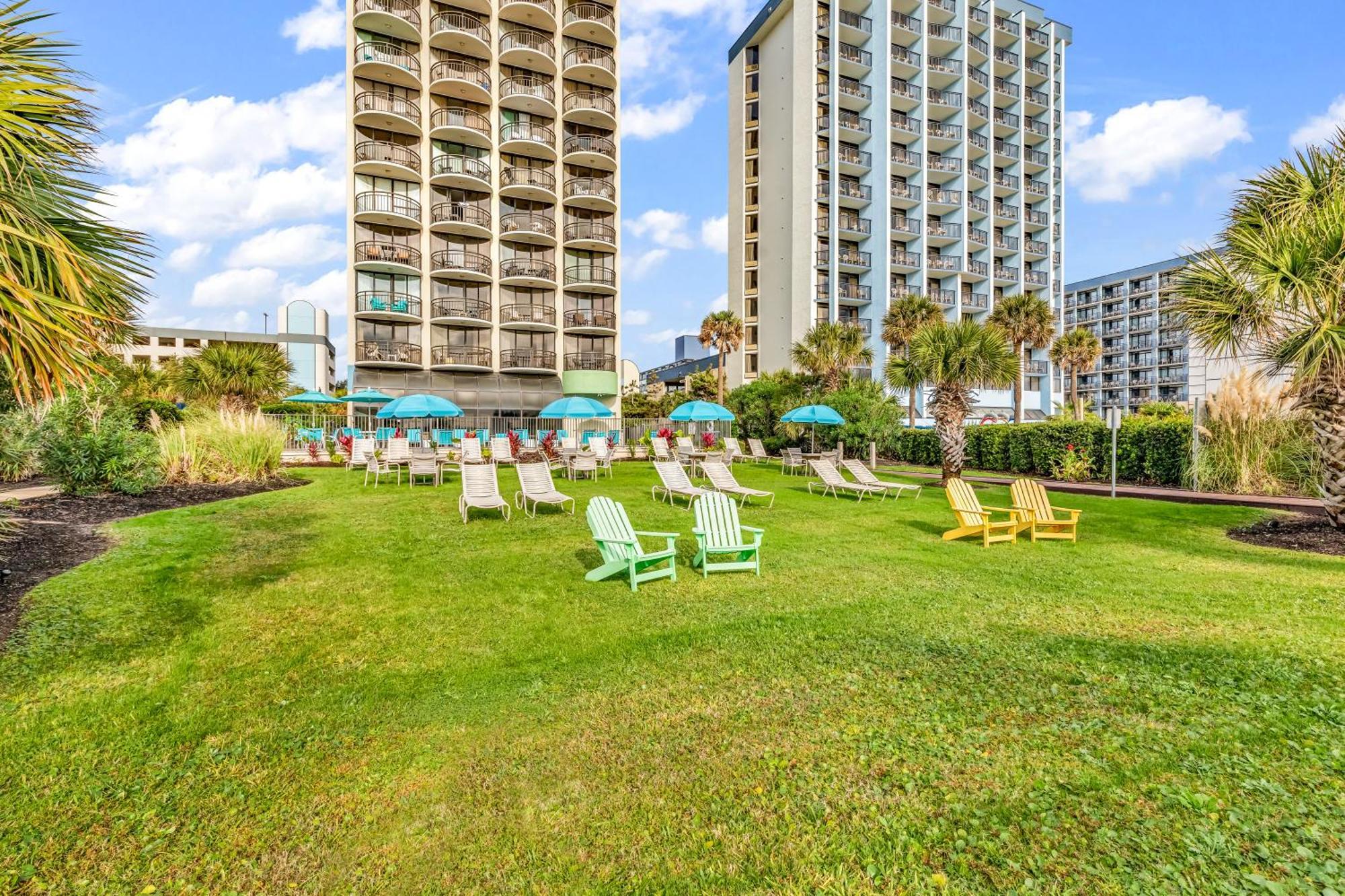 Ocean View Double Suite! Sleeps 4 Meridian Plaza 705 Myrtle Beach Kültér fotó