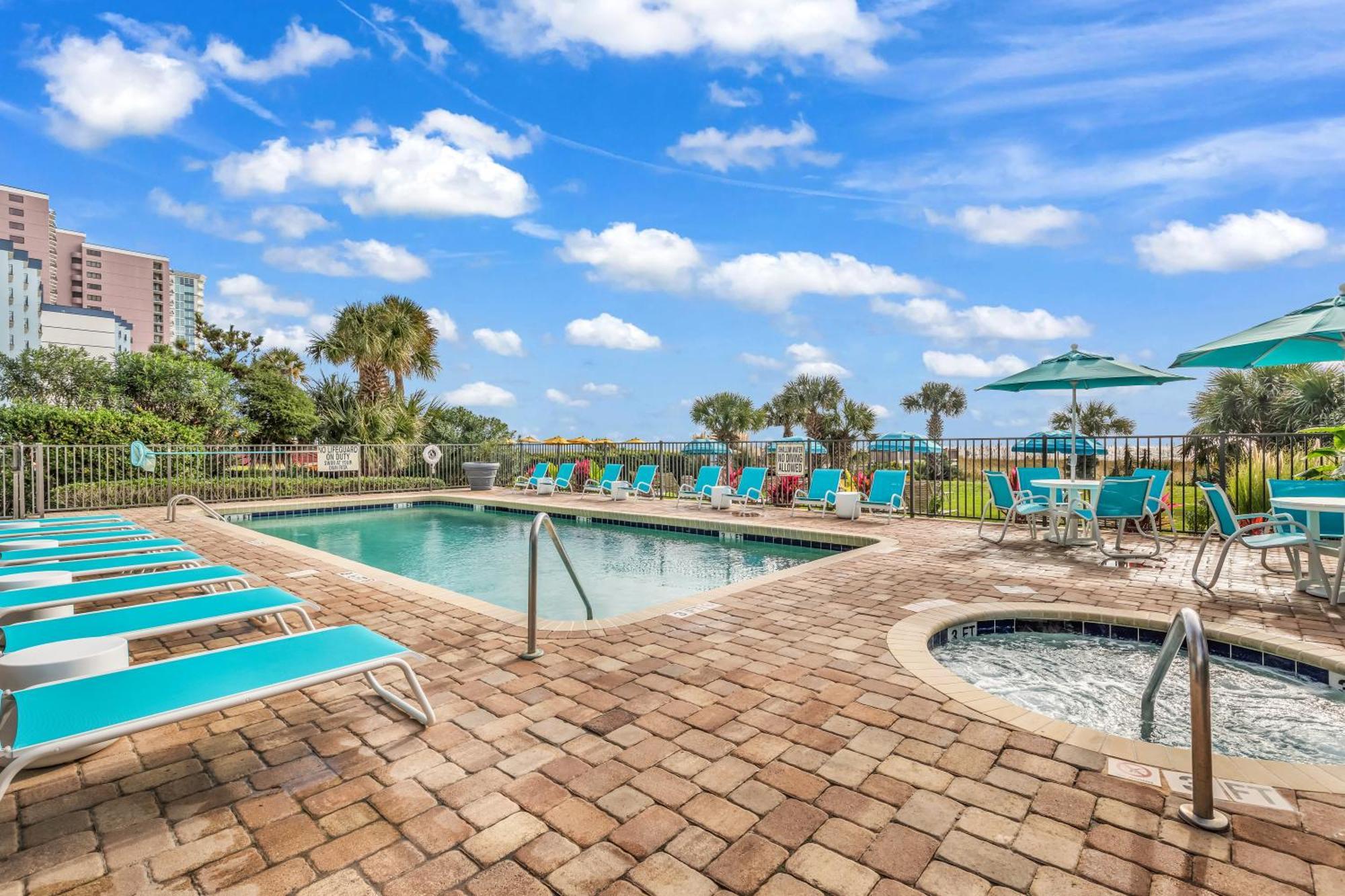 Ocean View Double Suite! Sleeps 4 Meridian Plaza 705 Myrtle Beach Kültér fotó