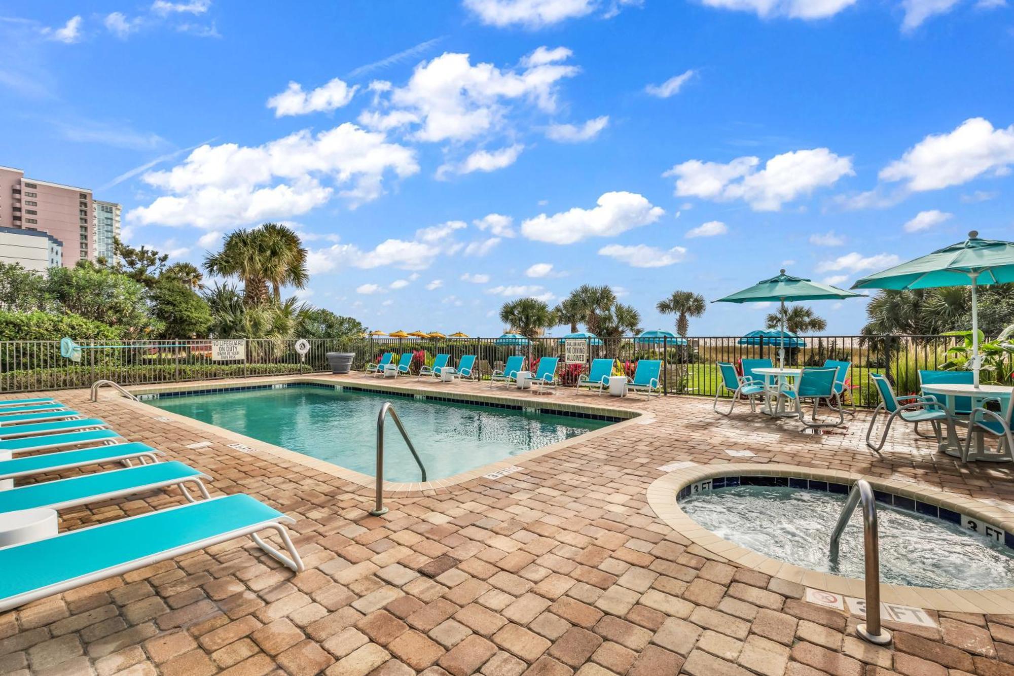 Ocean View Double Suite! Sleeps 4 Meridian Plaza 705 Myrtle Beach Kültér fotó