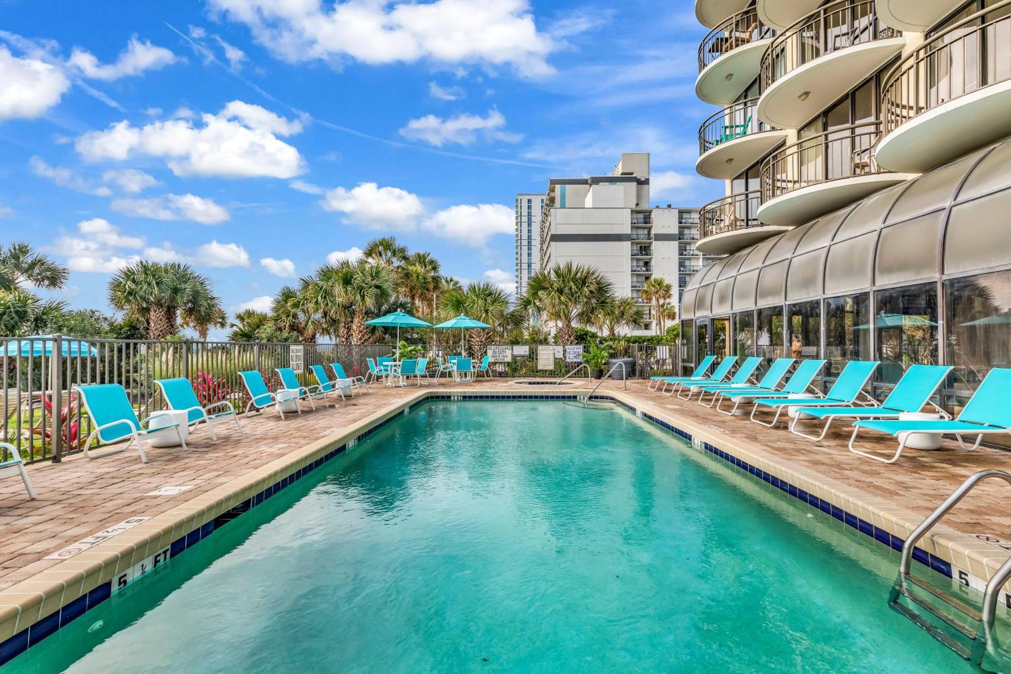 Ocean View Double Suite! Sleeps 4 Meridian Plaza 705 Myrtle Beach Kültér fotó