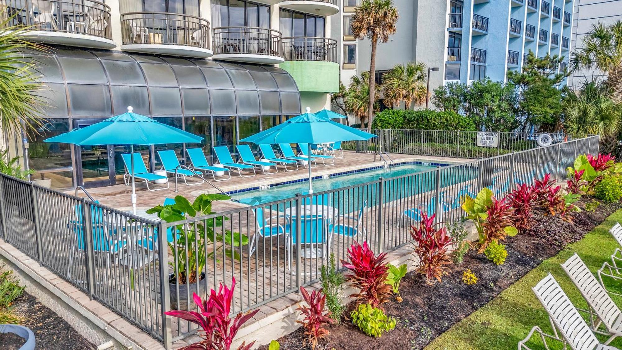 Ocean View Double Suite! Sleeps 4 Meridian Plaza 705 Myrtle Beach Kültér fotó
