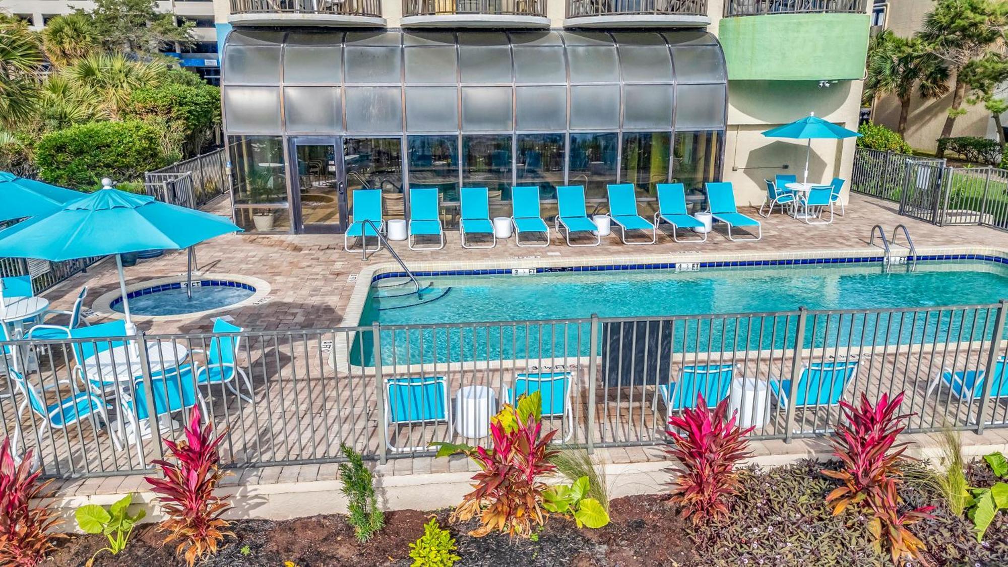 Ocean View Double Suite! Sleeps 4 Meridian Plaza 705 Myrtle Beach Kültér fotó