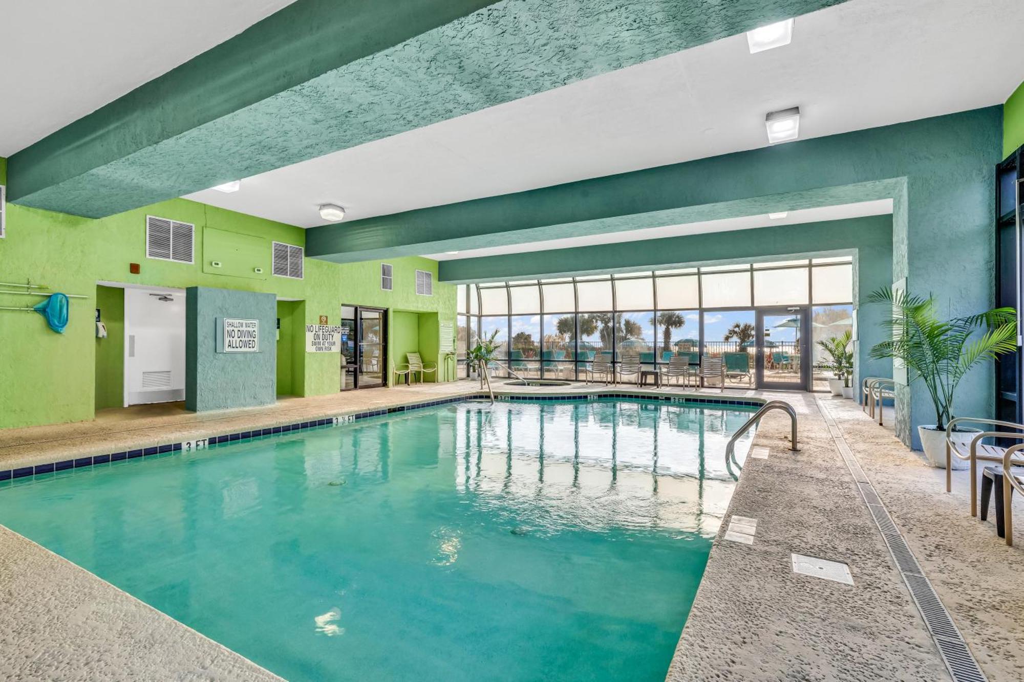 Ocean View Double Suite! Sleeps 4 Meridian Plaza 705 Myrtle Beach Kültér fotó