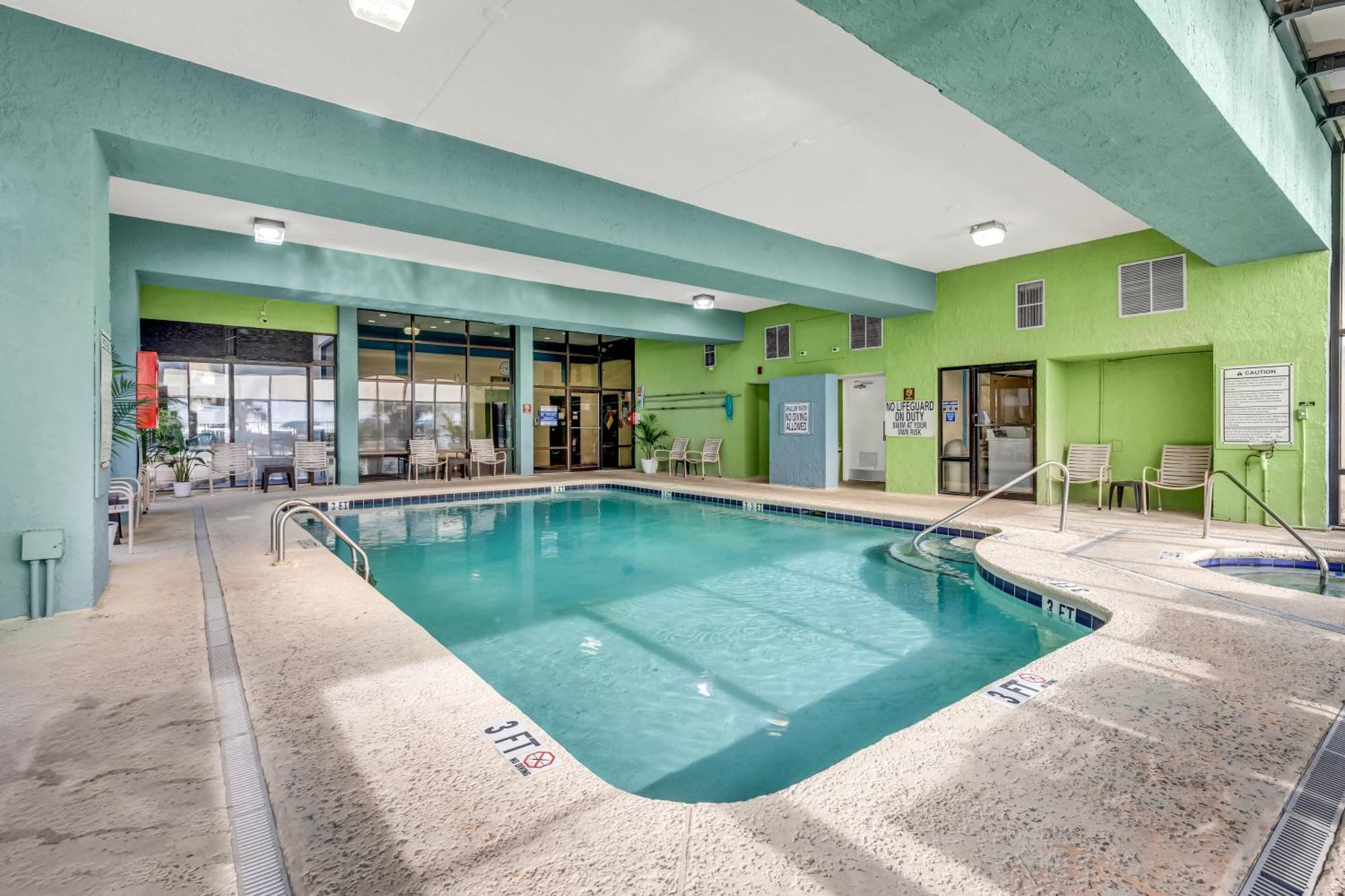 Ocean View Double Suite! Sleeps 4 Meridian Plaza 705 Myrtle Beach Kültér fotó